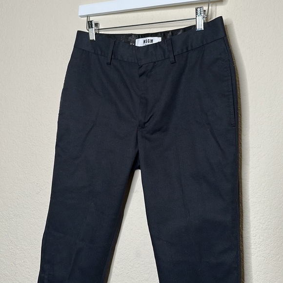 MSGM Men’s Pants Slacks Black Size 40 - Picture 7 of 16